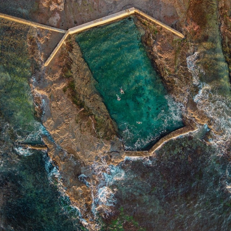 Wollongong "The Gentlemen's Bath" Acrylic Block - Belinda Doyle - Australian Photographer & Resin Artist