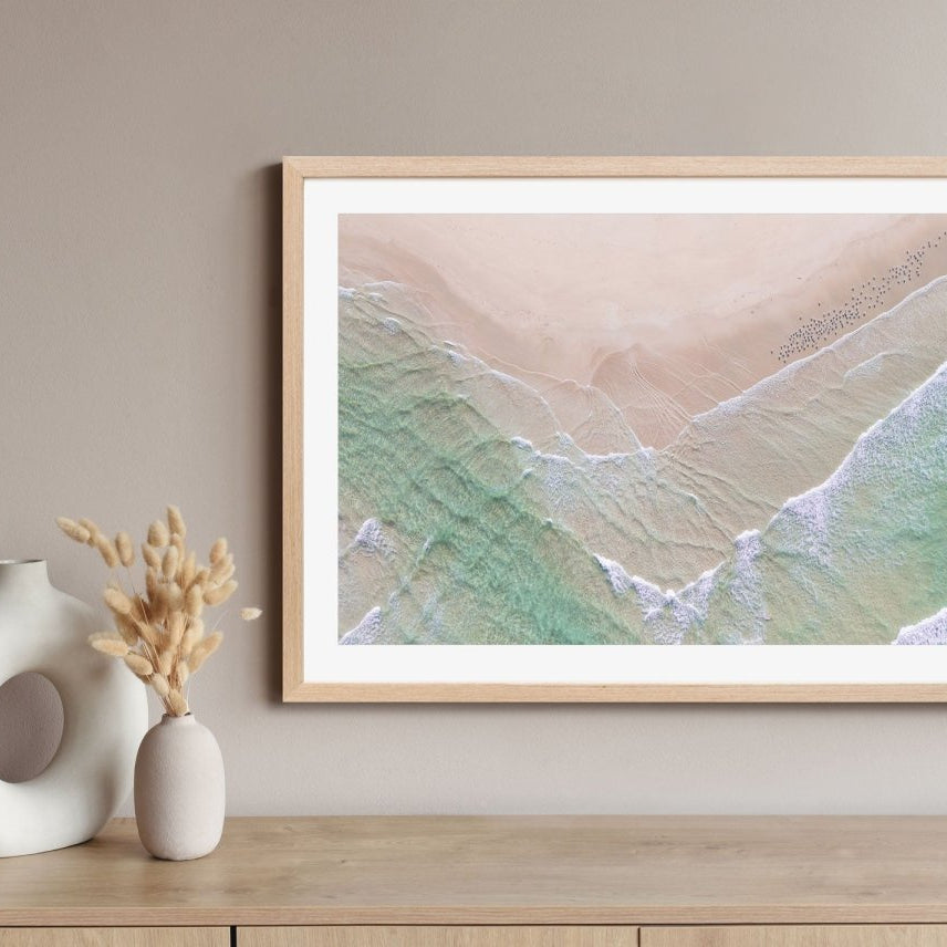"Tide & Feather" Photography Print - Belinda Doyle - Australian Photographer & Resin Artist
