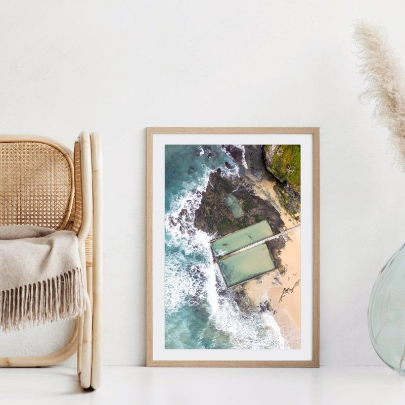 "Twin Pool Textures" (P) Photography Print - Belinda Doyle - Australian Photographer & Resin Artist