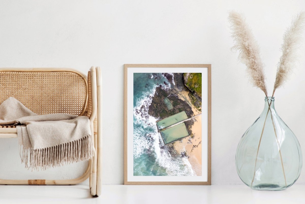 "Twin Pool Textures" (P) Photography Print - Belinda Doyle - Australian Photographer & Resin Artist