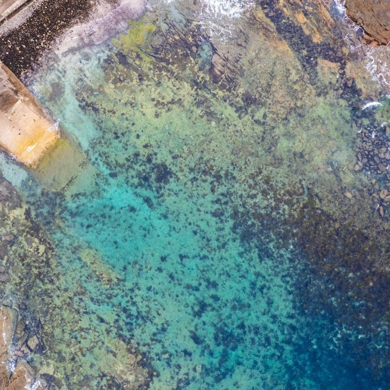 Gerringong "Unexpected Abstracts" Acrylic Block - Belinda Doyle - Australian Photographer & Resin Artist