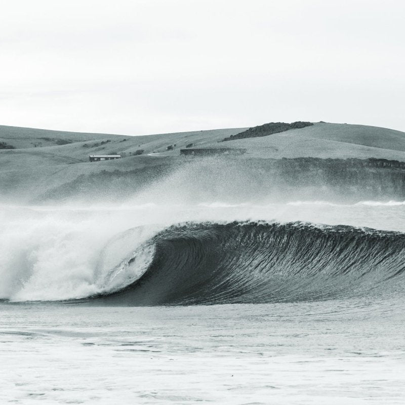 "Werri Roll" B & W Photography Print - Belinda Doyle - Australian Photographer & Resin Artist