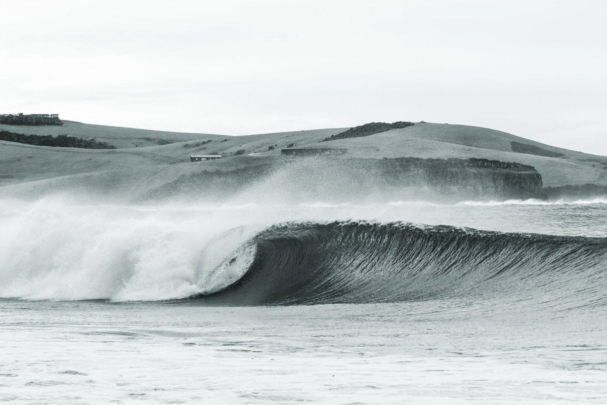 "Werri Roll" B & W Photography Print - Belinda Doyle - Australian Photographer & Resin Artist