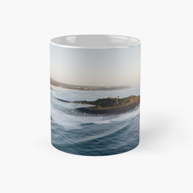 Conjola - Green Island Blues Ceramic Mug - Belinda Doyle - Australian Photographer & Resin Artist