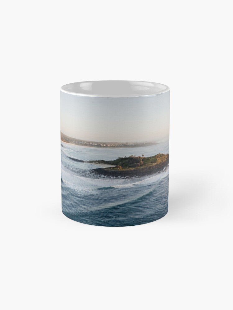 Conjola - Green Island Blues Ceramic Mug - Belinda Doyle - Australian Photographer & Resin Artist