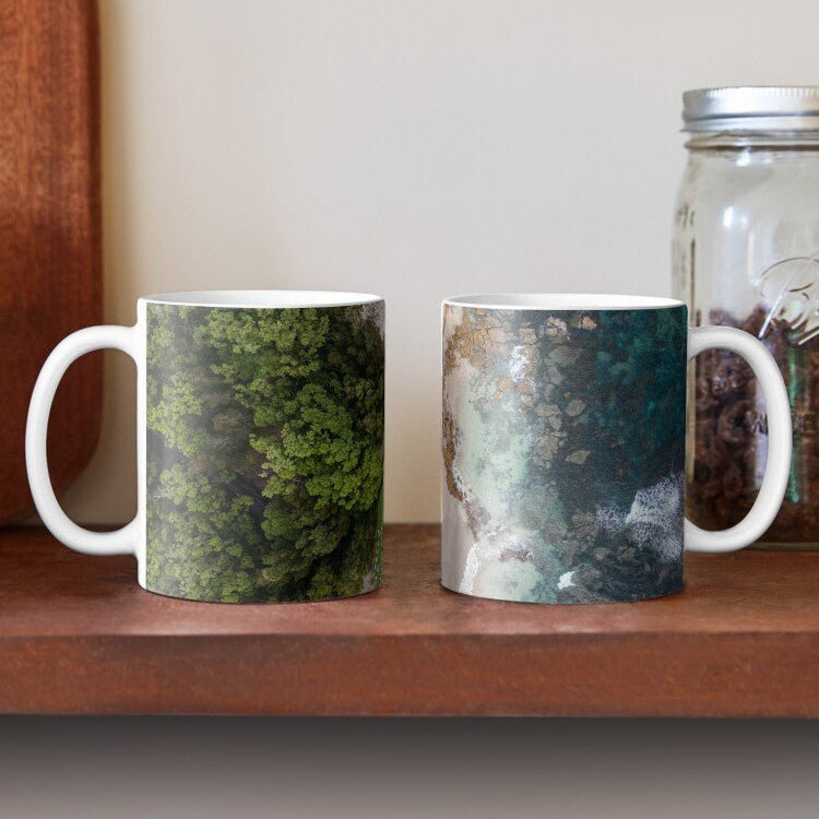 Bendalong - Washerwomens Divide Ceramic Mug - Belinda Doyle - Australian Photographer & Resin Artist