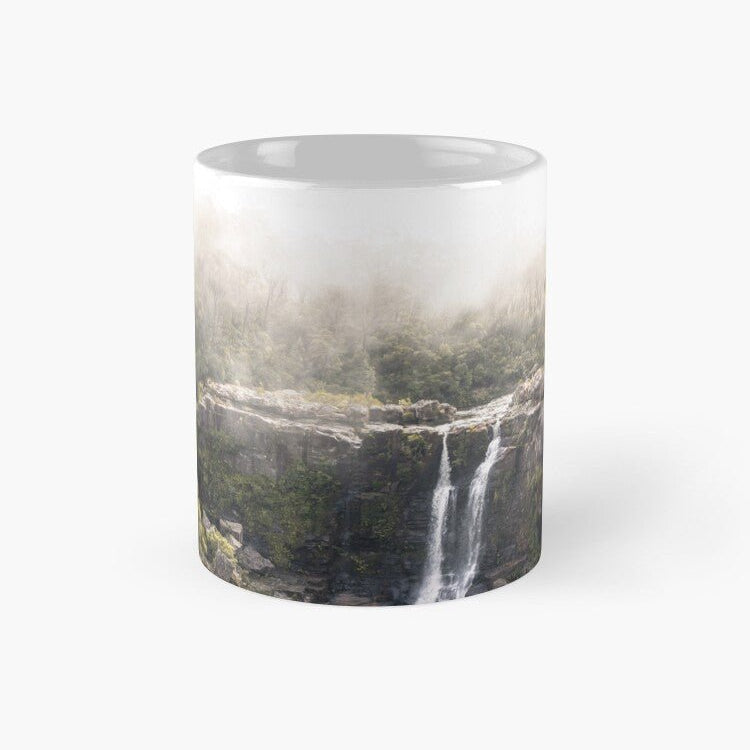 Carrington Falls - Rainforest Mist Ceramic Mug - Belinda Doyle - Australian Photographer & Resin Artist