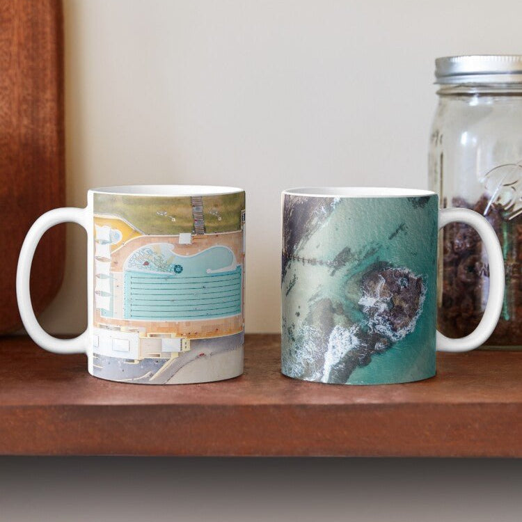Port Kembla - Olympic Boulevard Ceramic Mug - Belinda Doyle - Australian Photographer & Resin Artist