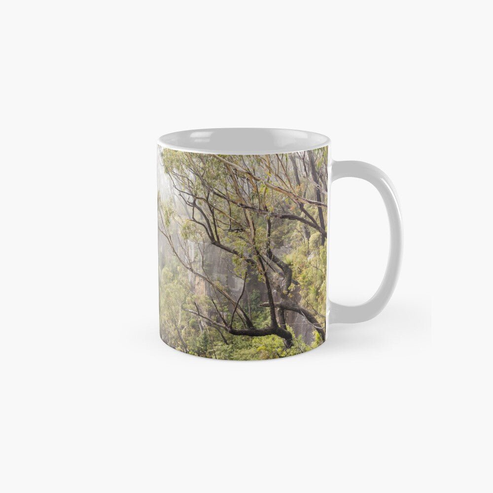 Carrington Falls - August Mist Ceramic Mug - Belinda Doyle - Australian Photographer & Resin Artist
