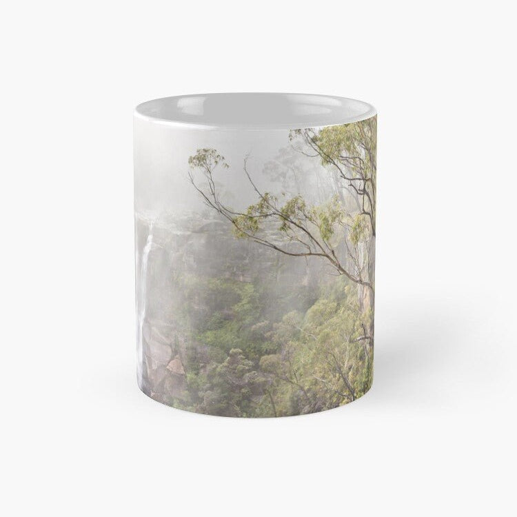 Carrington Falls - August Mist Ceramic Mug - Belinda Doyle - Australian Photographer & Resin Artist