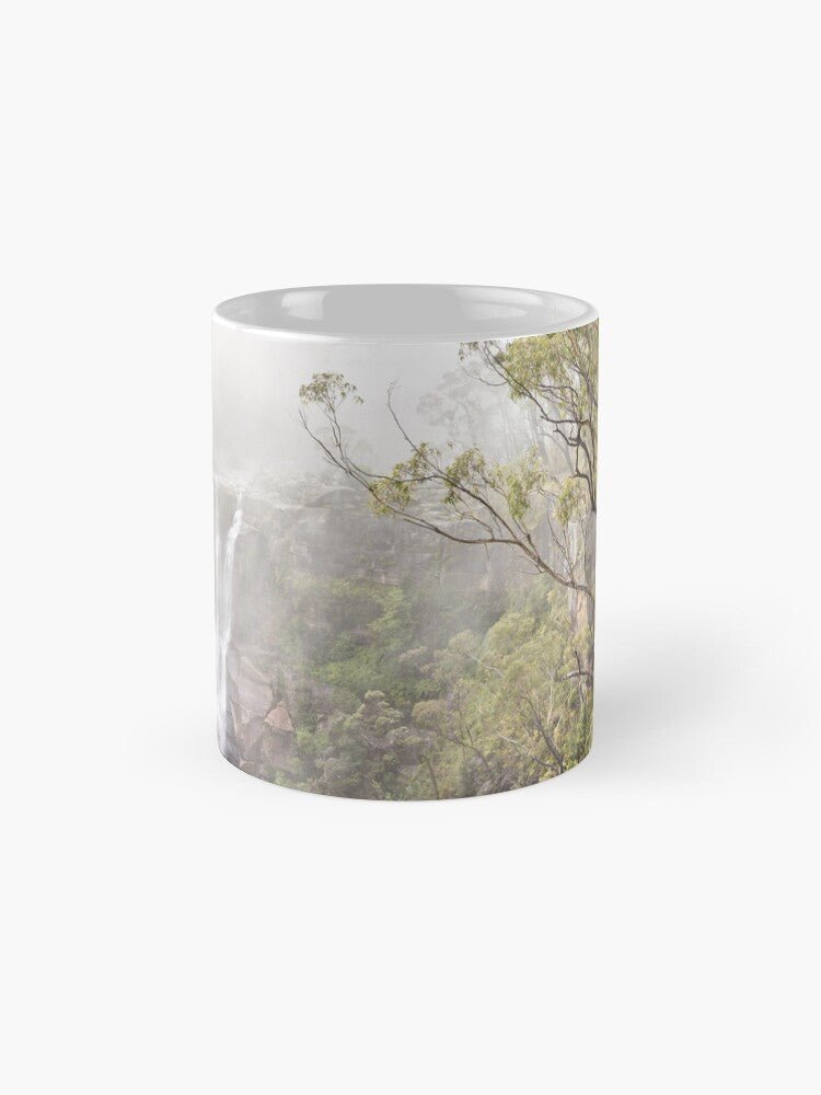 Carrington Falls - August Mist Ceramic Mug - Belinda Doyle - Australian Photographer & Resin Artist