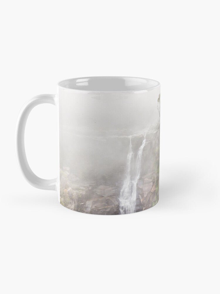 Carrington Falls - August Mist Ceramic Mug - Belinda Doyle - Australian Photographer & Resin Artist