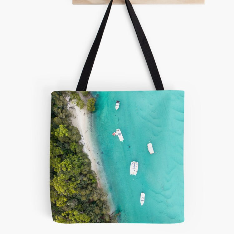 Huskisson Blues Beach Bag - Belinda Doyle - Australian Photographer & Resin Artist