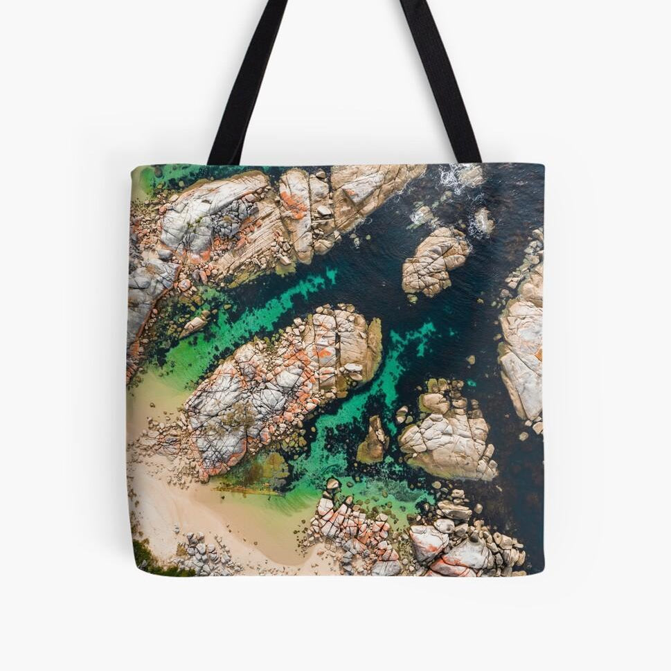 Binalong Bay (Tasmania) Beach Bag - Belinda Doyle - Resin Artist & South Coast Photographer