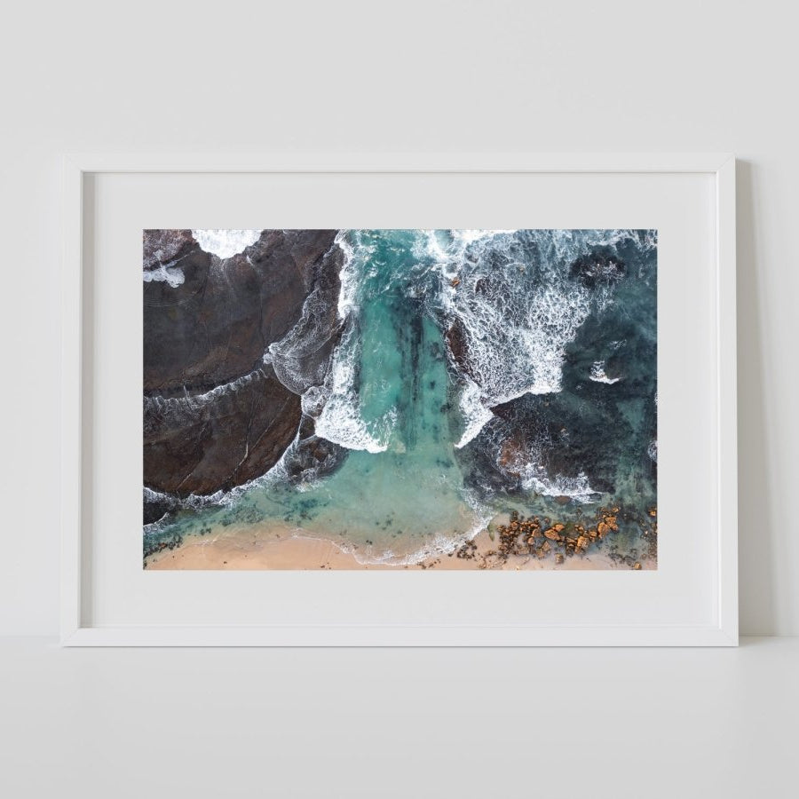 "Bogey Hole Textures" Photography Print - Belinda Doyle - Australian Photographer & Resin Artist