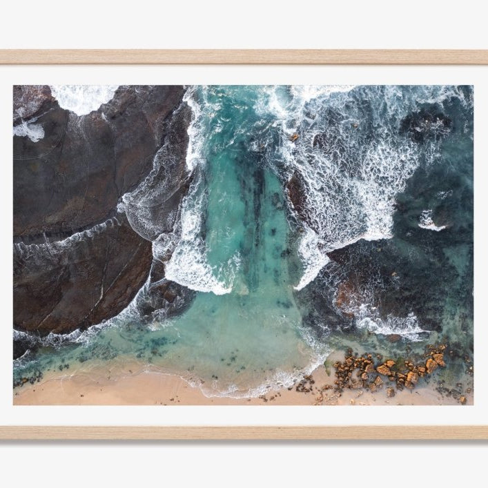 "Bogey Hole Textures" Photography Print - Belinda Doyle - Australian Photographer & Resin Artist