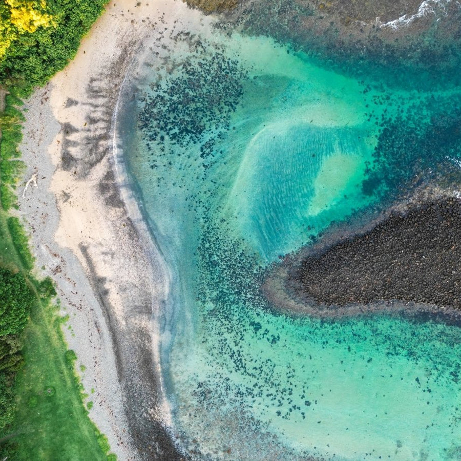 "Boneyard Beach Aerial" Photography Print - Belinda Doyle - Australian Photographer & Resin Artist
