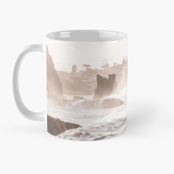 Cathedral Rocks (Kiama Downs) Ceramic Mug - Belinda Doyle - Resin Artist & South Coast Photographer