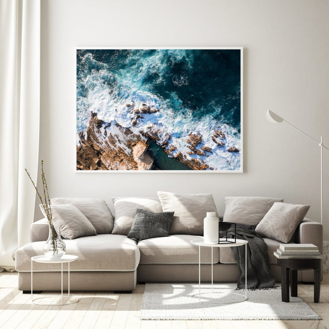 "Drama at the Blue Pool" Photography Print - Belinda Doyle - Australian Photographer & Resin Artist