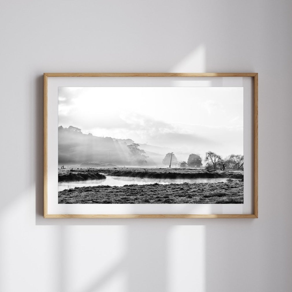 "Factory Lane" BW Photography Print - Belinda Doyle - Australian Photographer & Resin Artist