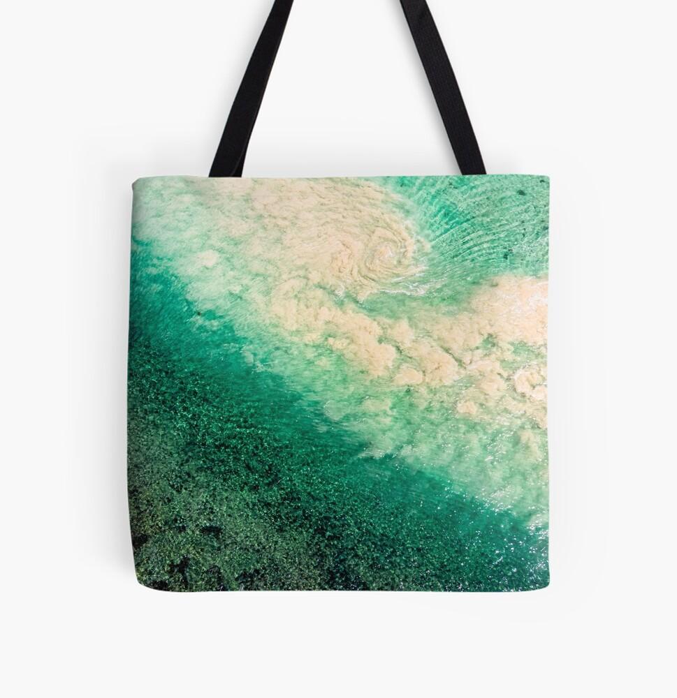 Minnamurra Textures (Minnamurra) Beach Bag - Belinda Doyle - Resin Artist & South Coast Photographer