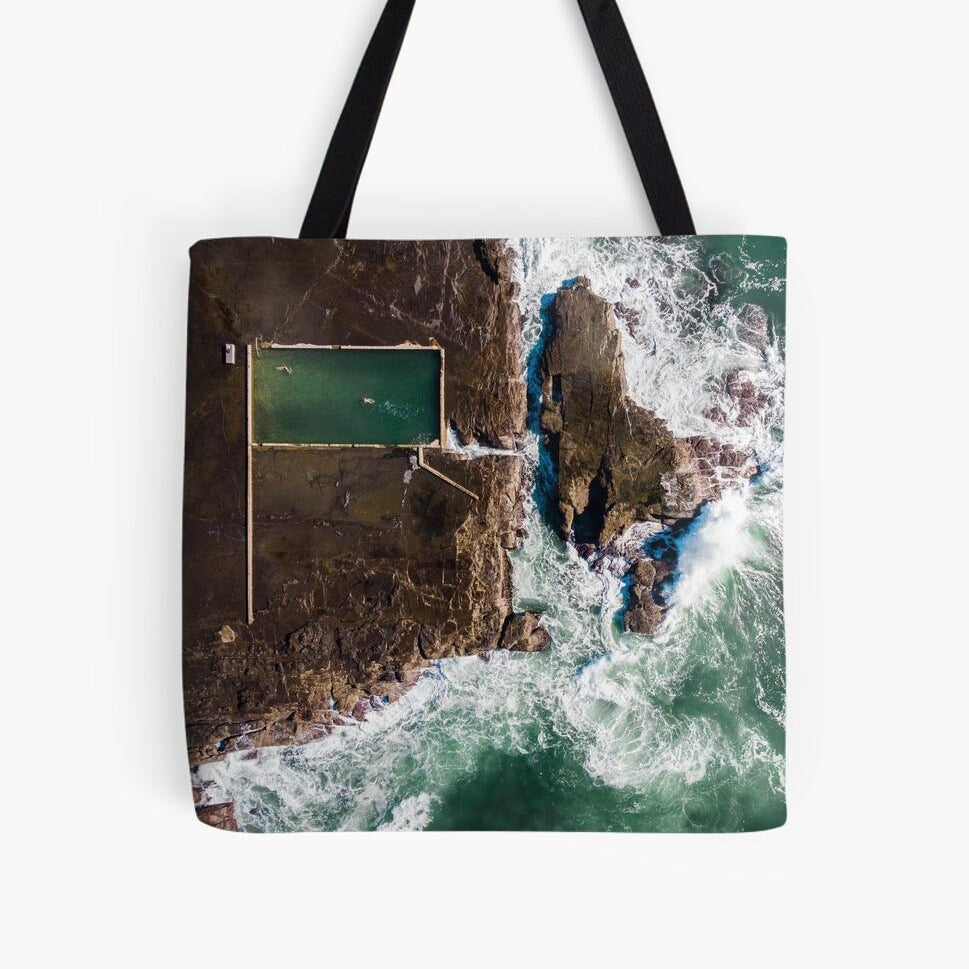 Ourie Pool (Gerringong) Beach Bag - Belinda Doyle - Resin Artist & South Coast Photographer