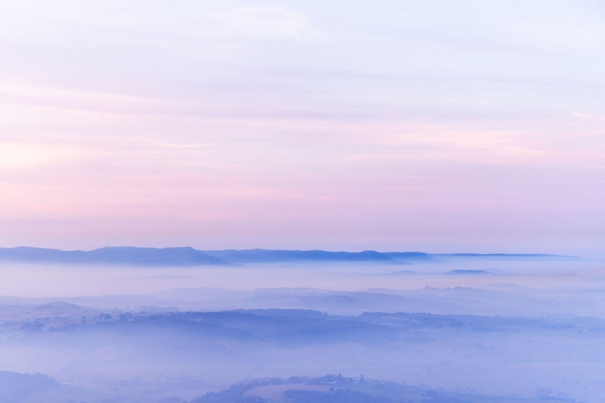 "Peaks & Pinks" Photography Print - Belinda Doyle - Australian Photographer & Resin Artist
