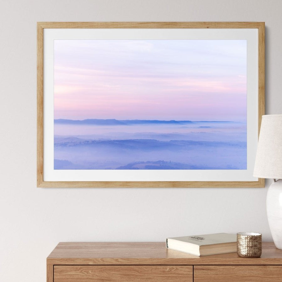 "Peaks & Pinks" Photography Print - Belinda Doyle - Australian Photographer & Resin Artist