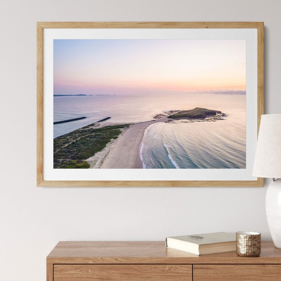 "Pink on the Horizon" Photography Print - Belinda Doyle - Australian Photographer & Resin Artist