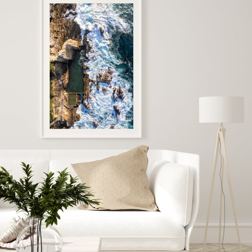 "Portrait of The Blue Pool" Photography Print - Belinda Doyle - Australian Photographer & Resin Artist
