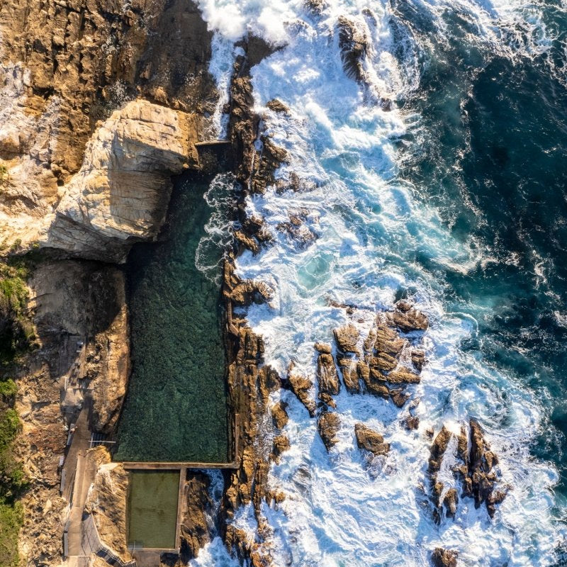 "Portrait of The Blue Pool" Photography Print - Belinda Doyle - Australian Photographer & Resin Artist