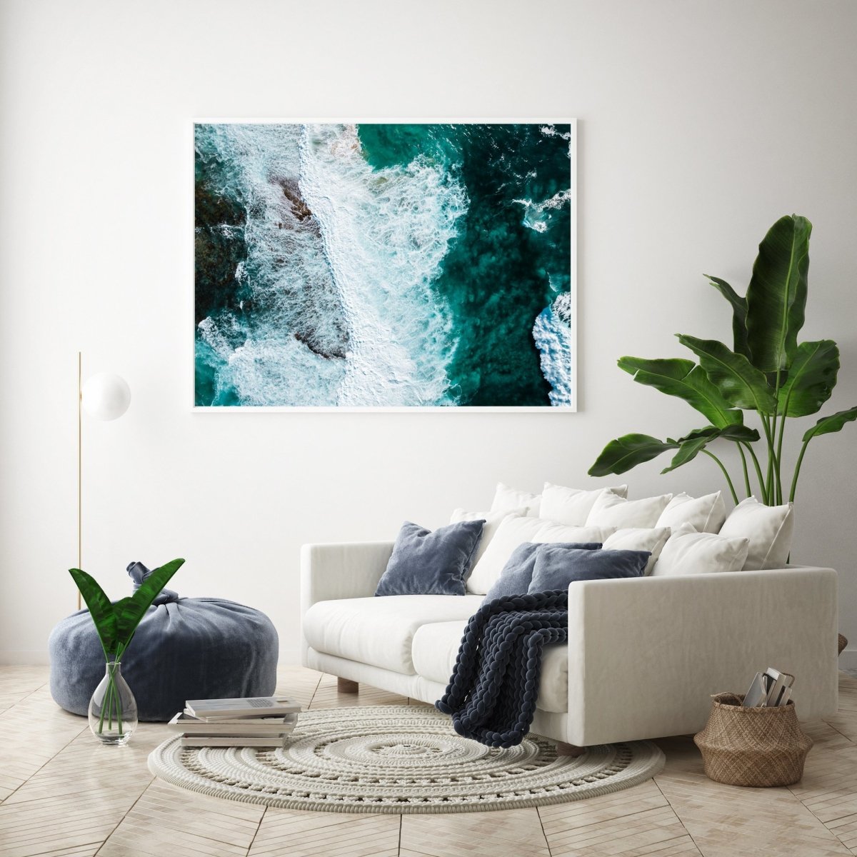 "Rollin Teal" Photography Print - Belinda Doyle - Resin Artist & South Coast Photographer