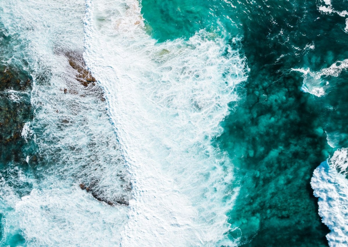 "Rollin Teal" Photography Print - Belinda Doyle - Resin Artist & South Coast Photographer