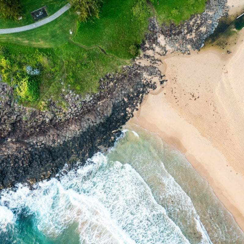 "Shoreline Textures" Photography Print - Belinda Doyle - Australian Photographer & Resin Artist
