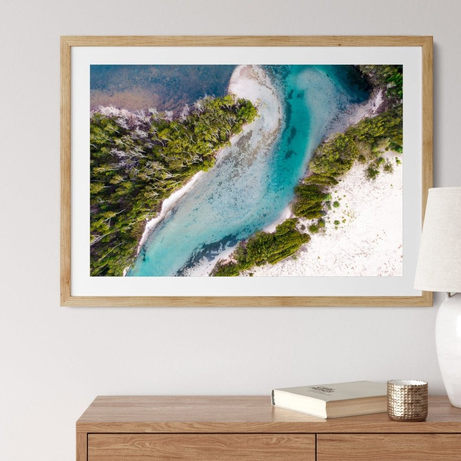 "Textured Inlet" Photography Print - Belinda Doyle - Australian Photographer & Resin Artist