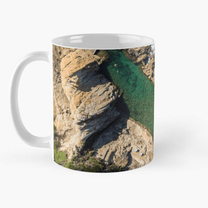 The Blue Pool (Bermagui) Ceramic Mug - Belinda Doyle - Resin Artist & South Coast Photographer