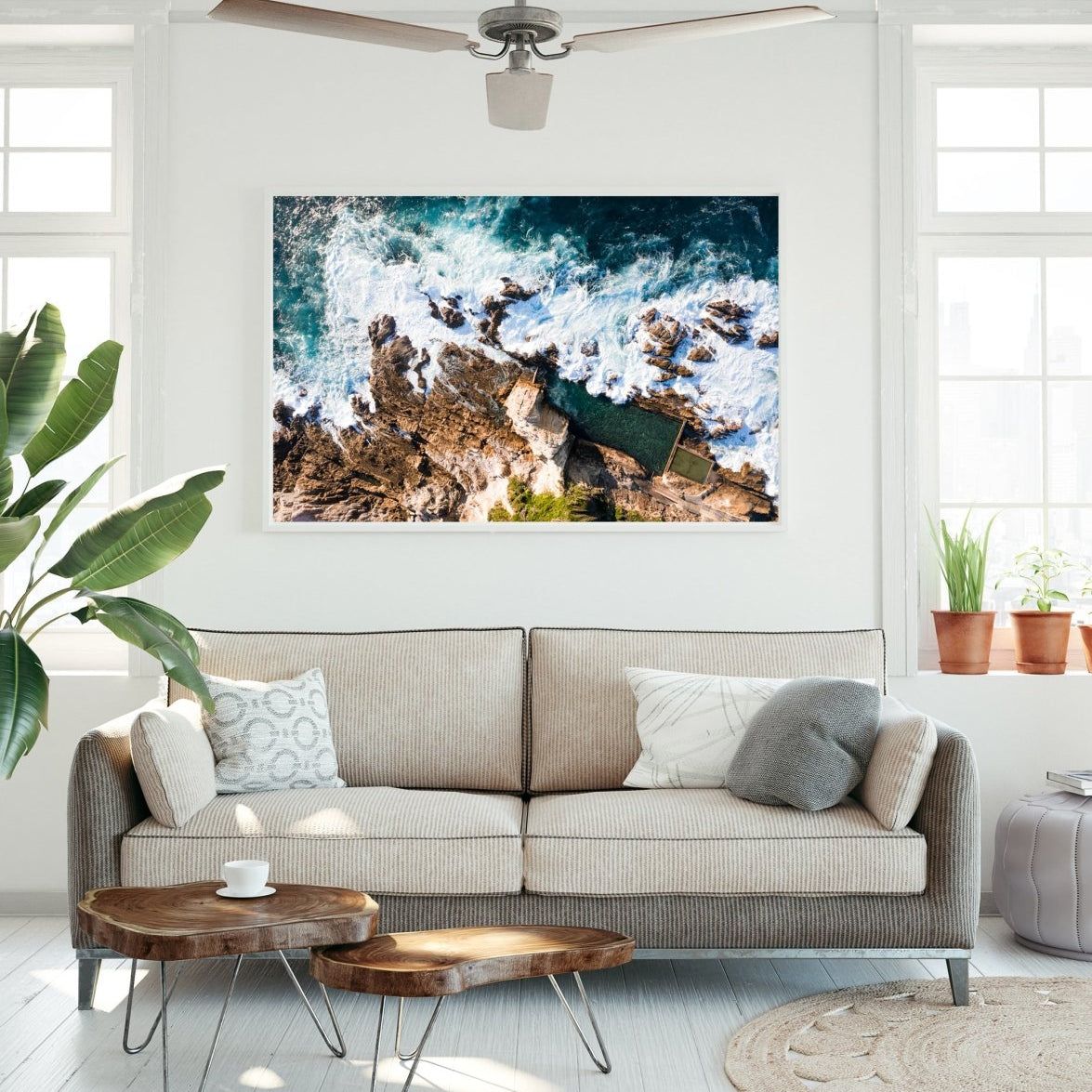 "The Blue Pool Break" Photography Print - Belinda Doyle - Australian Photographer & Resin Artist