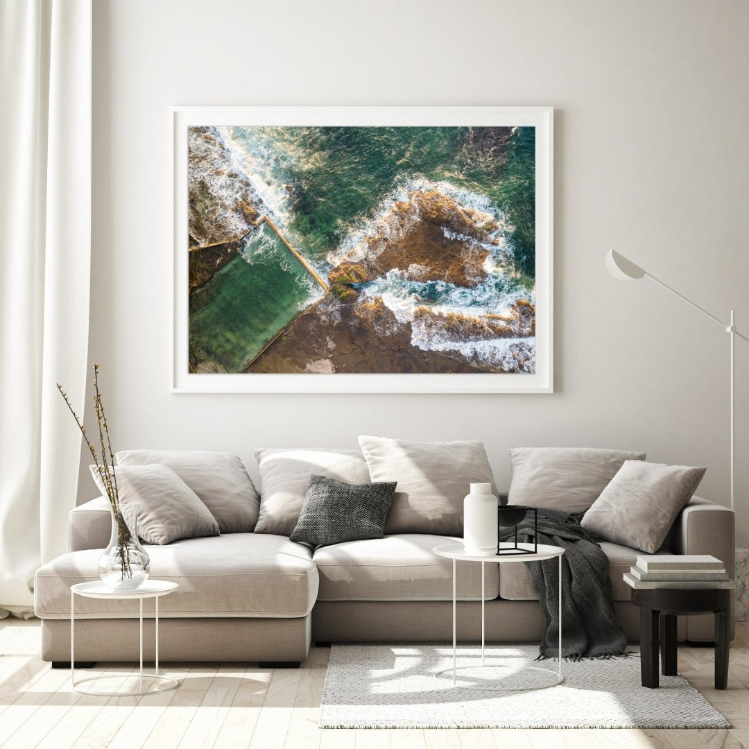 "The Crevice" (L) Photography Print - Belinda Doyle - Resin Artist & South Coast Photographer