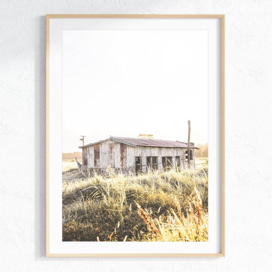 "The Milking Shed" (P) Photography Print - Belinda Doyle - Australian Photographer & Resin Artist