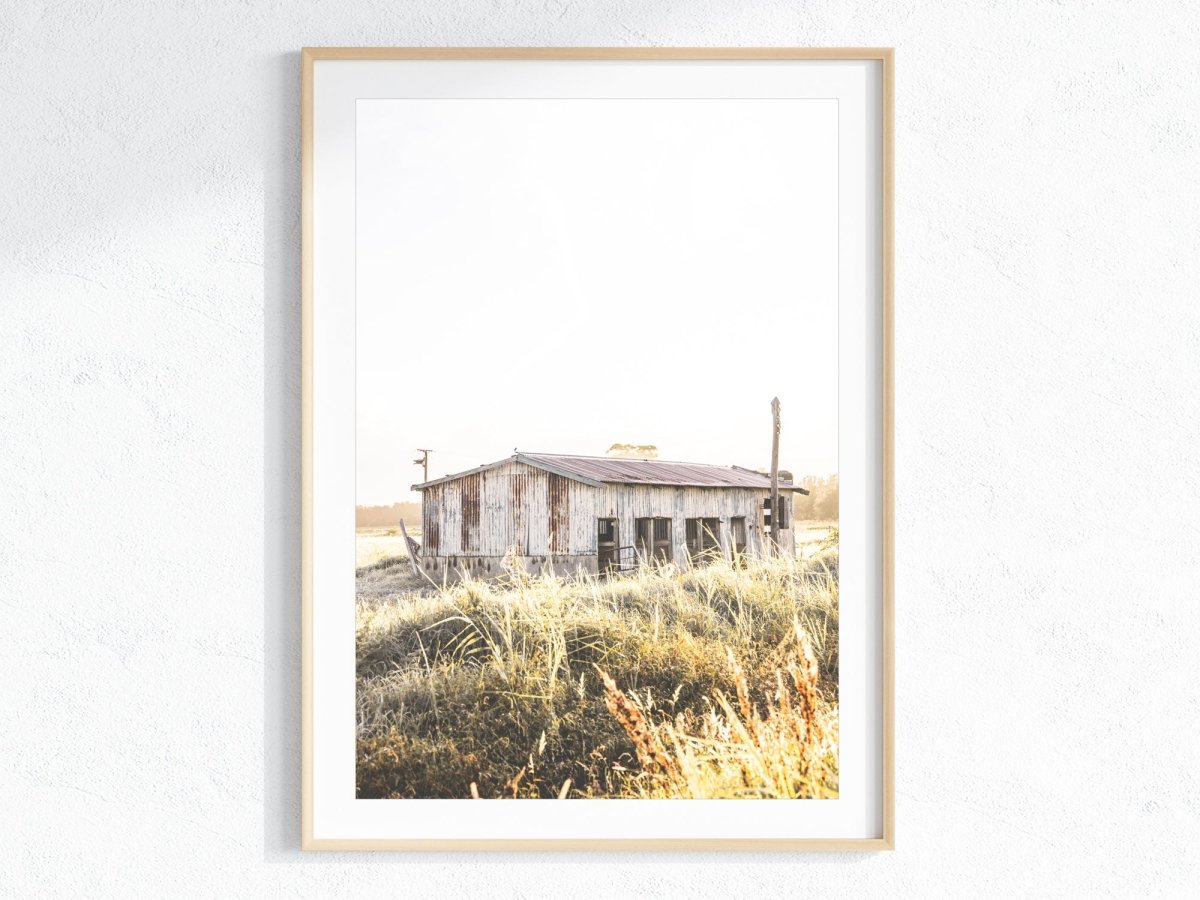 "The Milking Shed" (P) Photography Print - Belinda Doyle - Australian Photographer & Resin Artist