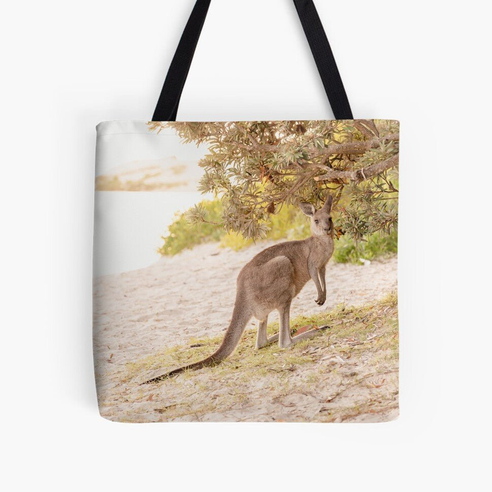 Marlu (Kangaroo) Beach Bag - Belinda Doyle - Australian Photographer & Resin Artist