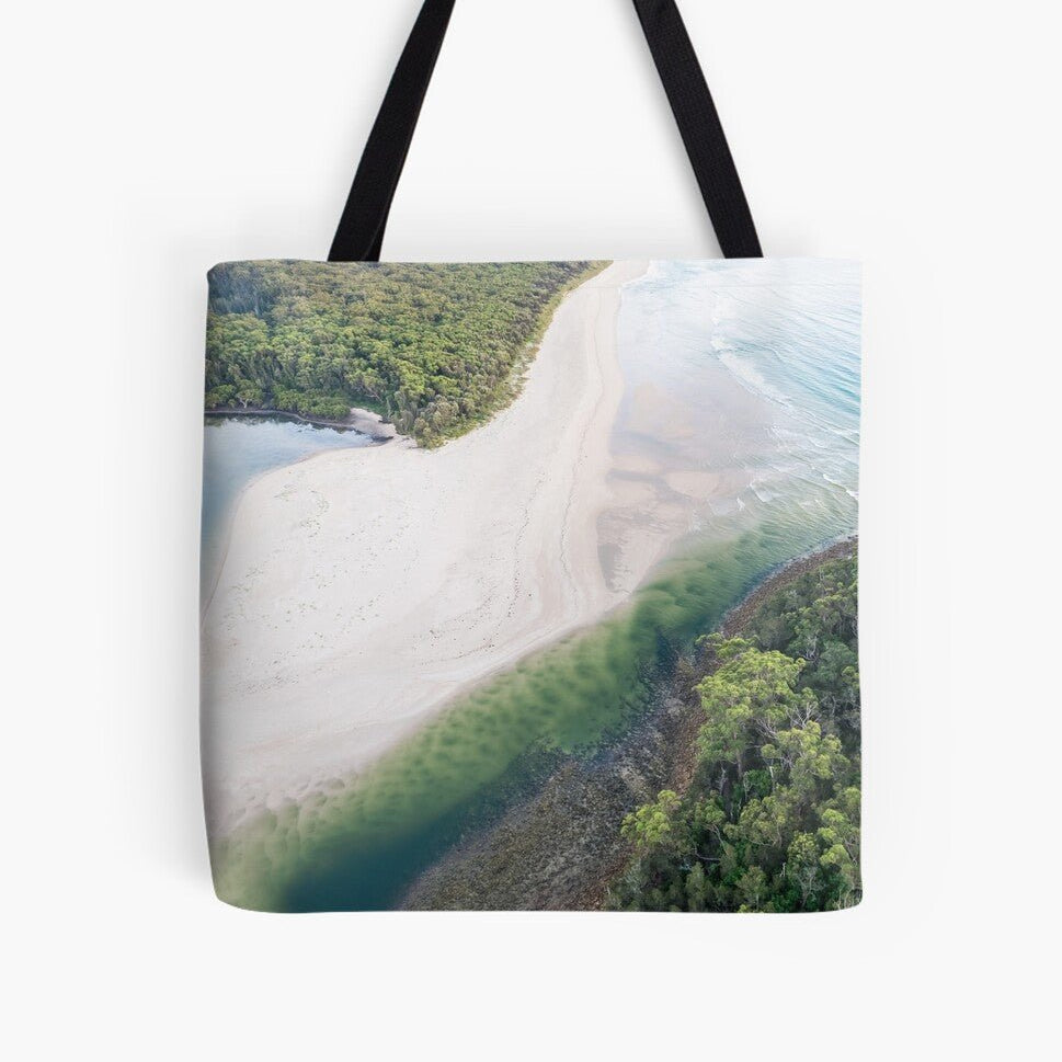 Shades of Narrawallee (Narrawallee) Beach Bag - Belinda Doyle - Australian Photographer & Resin Artist