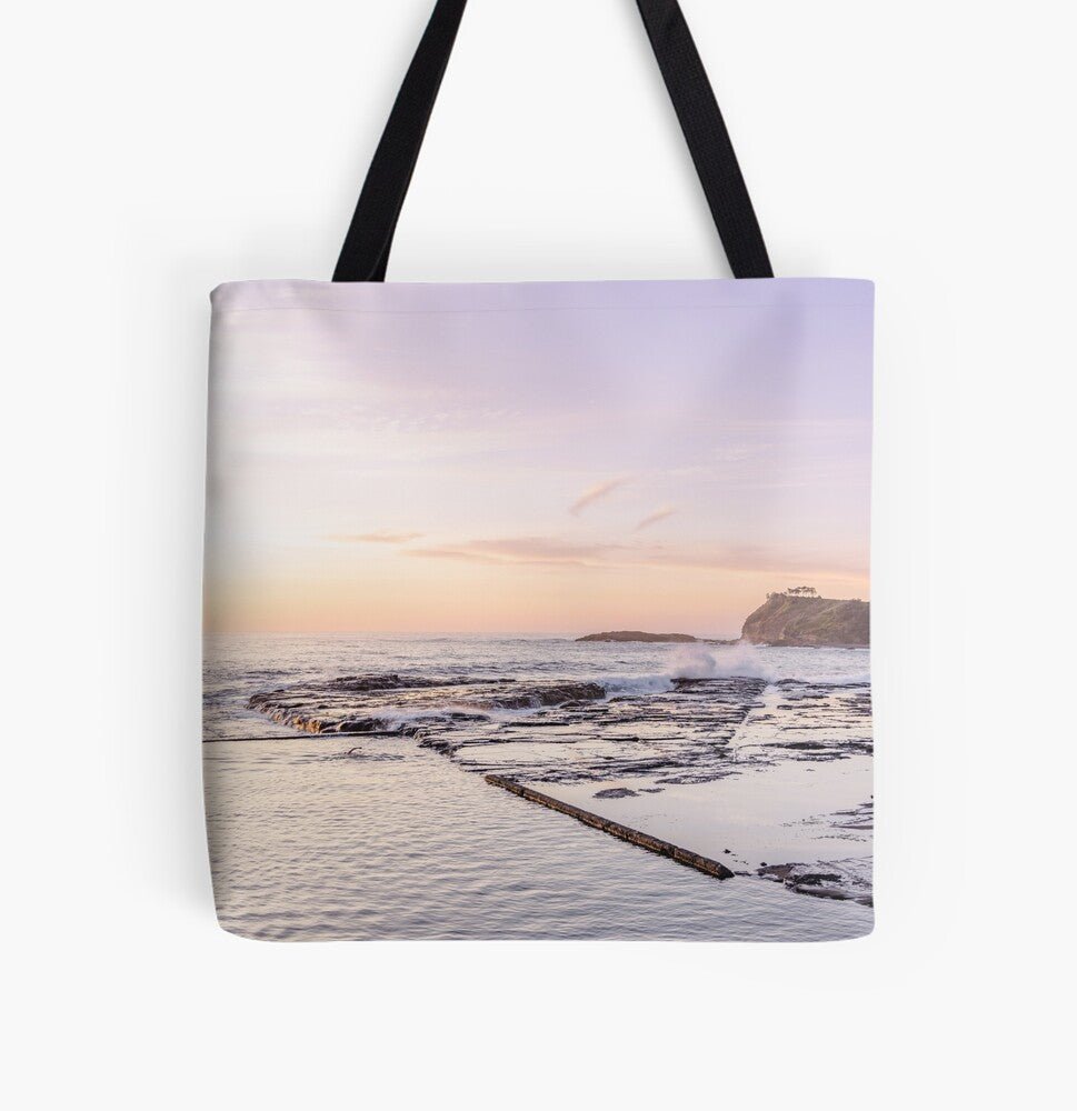 Harbour Hues (Boat Harbour Gerringong) Beach Bag - Belinda Doyle - Australian Photographer & Resin Artist