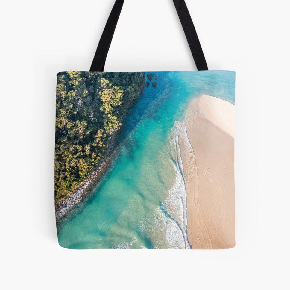 Narrawallee Tide (Narrawallee) Beach Bag - Belinda Doyle - Australian Photographer & Resin Artist