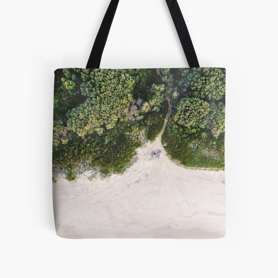 Tee Pee Track (Seven Mile Beach) Beach Bag - Belinda Doyle - Australian Photographer & Resin Artist