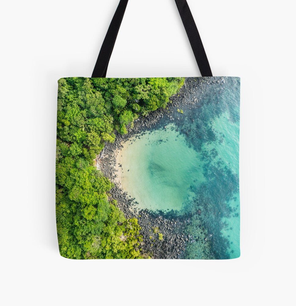 Hidden Escape (Mission Beach) Beach Bag - Belinda Doyle - Australian Photographer & Resin Artist