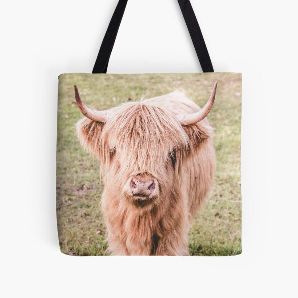 Billy (Highland Cow) Beach Bag - Belinda Doyle - Australian Photographer & Resin Artist