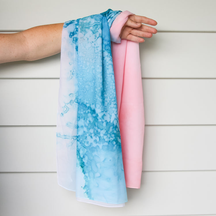 Inked Art Scarves | Belinda Doyle - Resin Artist & South Coast Photographer