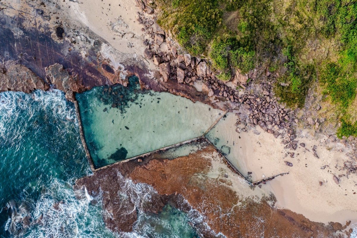 Port Kembla "Abandoned Oasis" Acrylic Block - Belinda Doyle - Australian Photographer & Resin Artist