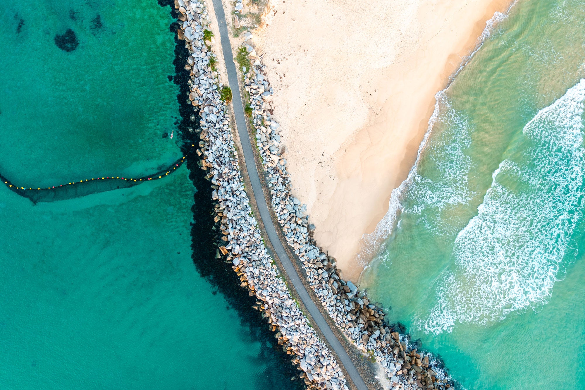 "Breakwall Balance" Photography Print - Belinda Doyle - Australian Photographer & Resin Artist
